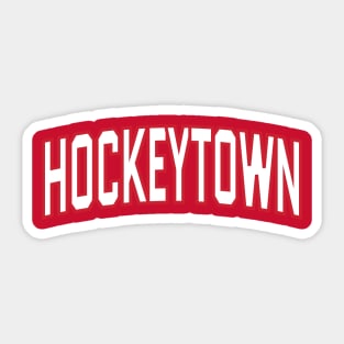 hockeytown red Sticker